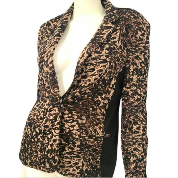 Rafaella Animal Print Blazer Womens Size 6 New with Tags - Picture 3 of 10